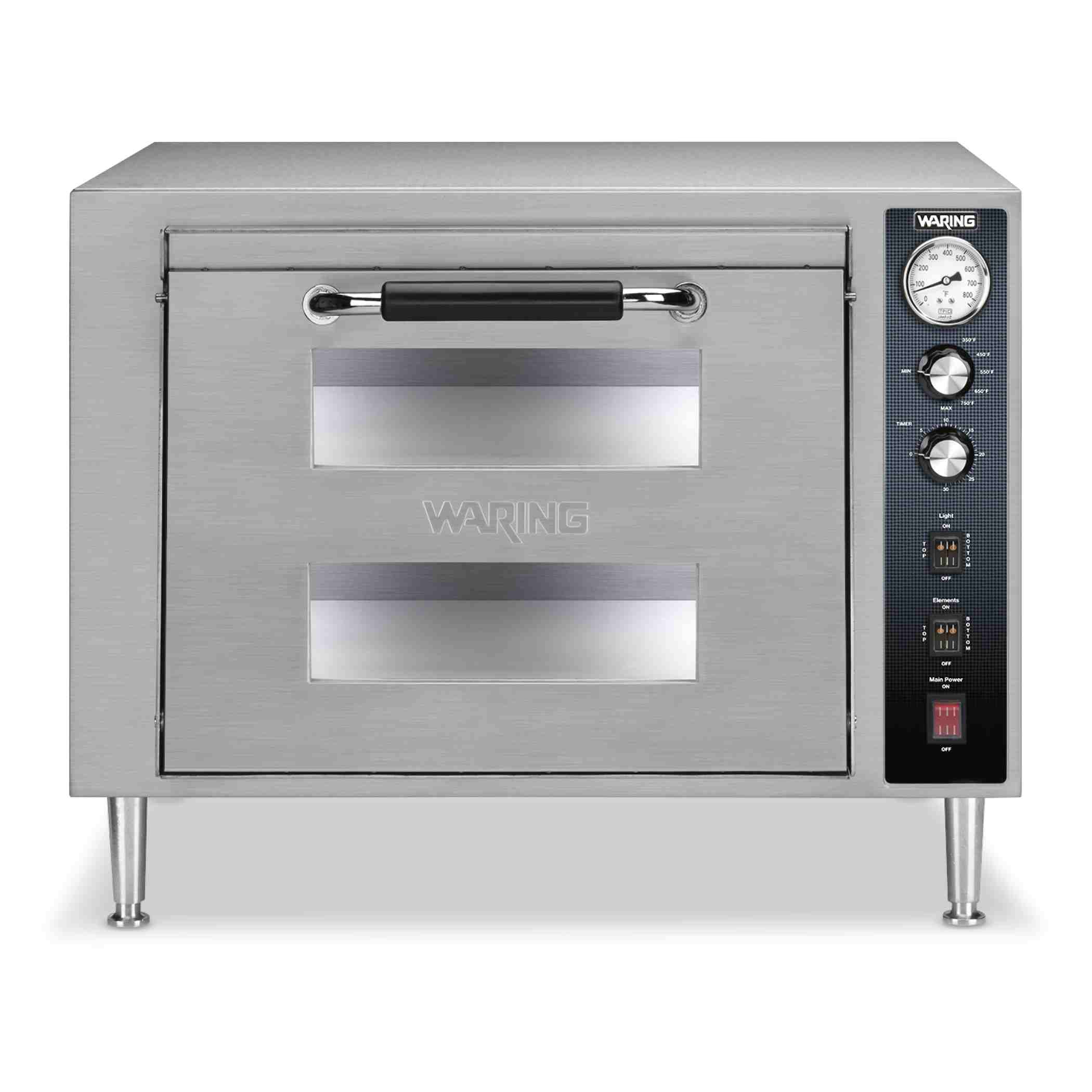 18" Double-Deck Pizza Oven, Single Chamber